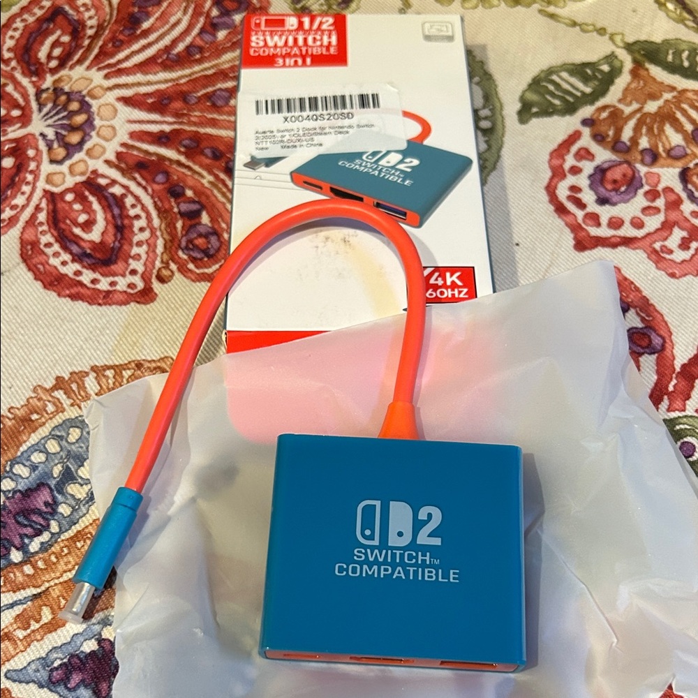 3-in-1 Nintendo Switch Compatible Adapter